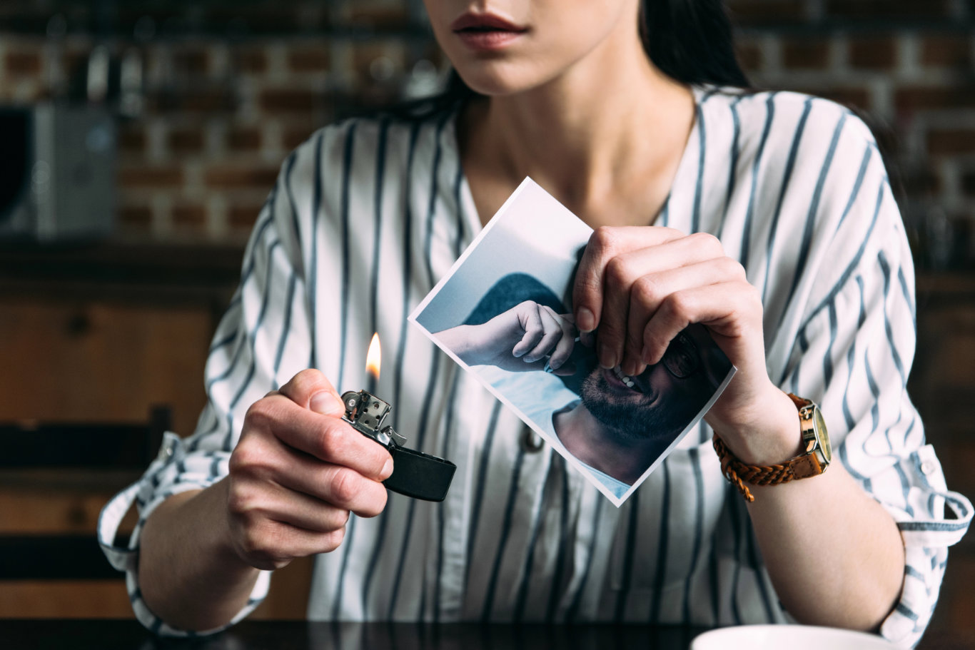 how to get over a breakup - throwing away things
