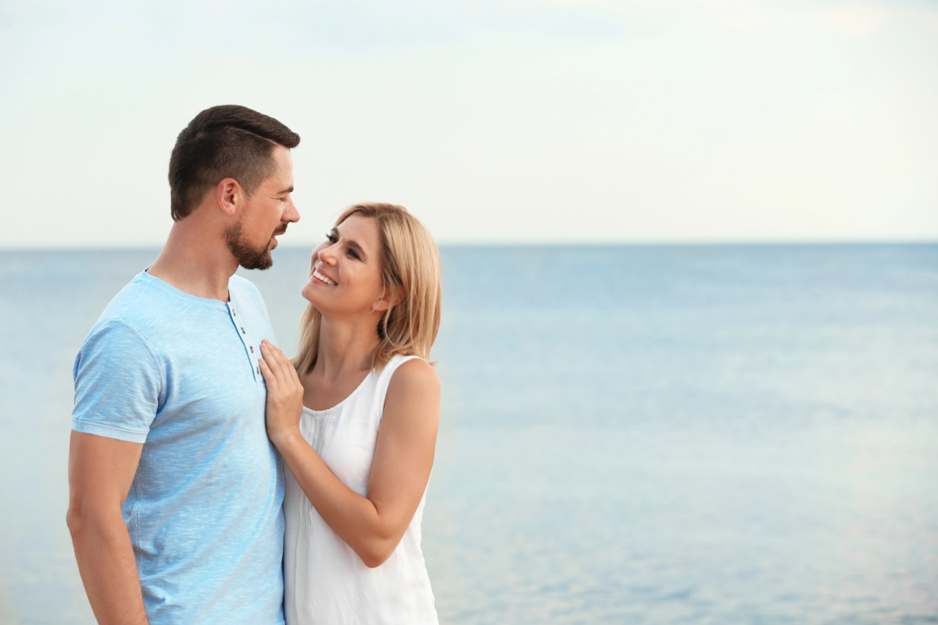 love your spouse again - couple in beach